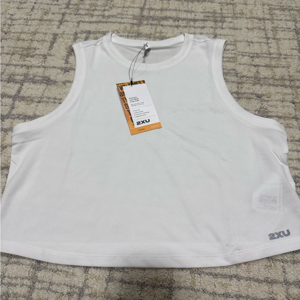 2XU Women's White Muscle Tee